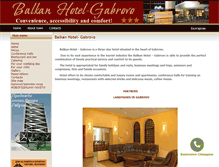 Tablet Screenshot of hotelbalkan-gabrovo.com